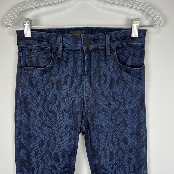 Joes Jeans Womens The Charlie High Rise Skinny Ankle Jeans Indigo Python size 26 - Picture 5 of 15